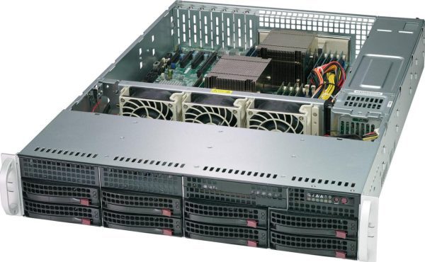 Supermicro CSE-825TQC-R802LPB SuperChassis 2U Server Chassis, 800W