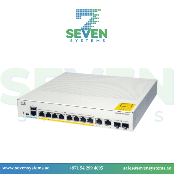 Cisco C1000-8P-E-2G-L-N Managed Gigabit Poe Ethernet Switch 8 Port