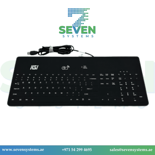 Key Source KSI-2000 SX HB-21 Medical Grade Keyboard with RFID Card Reader