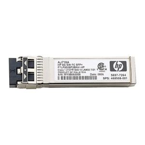 HPE AJ718A – 8Gb Short Wave Fibre Channel SFP+ Transceiver