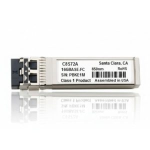 HPE C8S72A – C-Series 16Gb Short Wave Fibre Channel SFP+ Transceiver