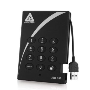 Apricorn A25-3PL256-S4000 – Aegis Padlock 4TB Encrypted Portable SSD