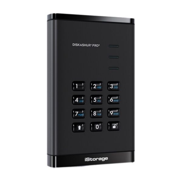iStorage IS-DAP3-256-SSD-512-F – diskAshur PRO3 Encrypted Portable SSD
