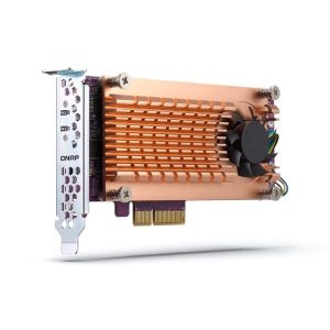 QNAP QM2-2P2G2T – Dual M.2 NVMe SSD & Dual 2.5GbE PCIe Expansion Card