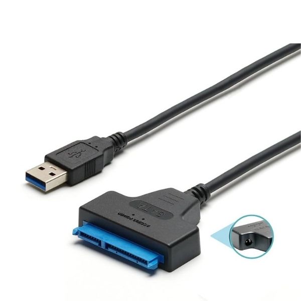 Rocstor Y10A227-B1 – USB 3.0 to 2.5" SATA Data Transfer Adapter Cable